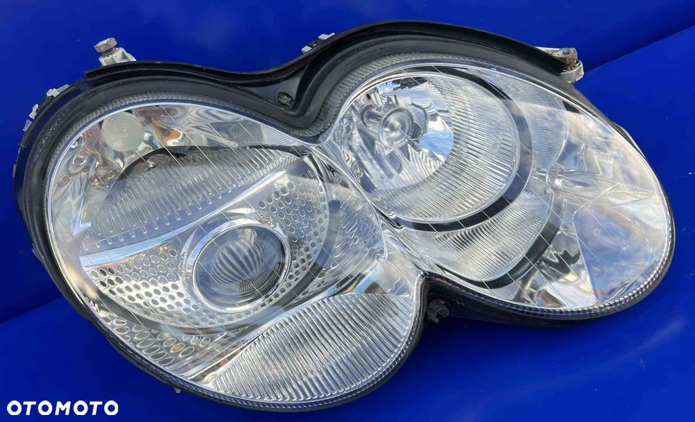 Reflektory bixenon komplet lampa prawa lewa reflektor prawy+lewy stan BDB Mercedes SL R230 SL500 Europa - 12