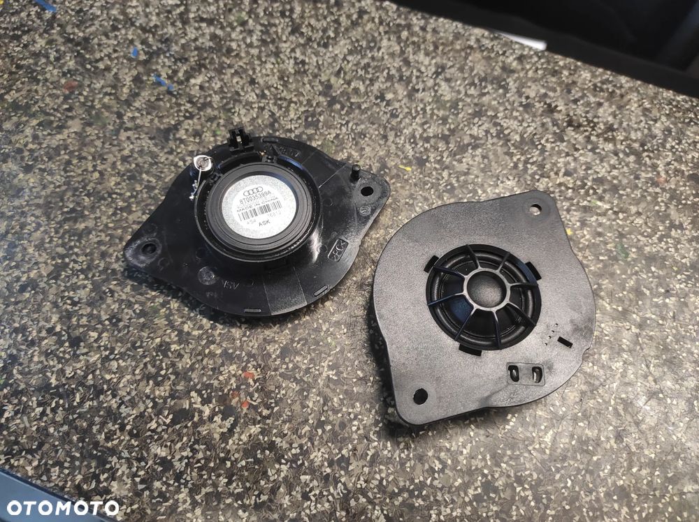 GŁOŚNIK PRZEDNI GŁOSNIKI PRZÓD WYSOKOTONOWY 8T0035399A AUDI A4 B8 A5 8T Q5 8T WYSYŁKA !!!! - 1