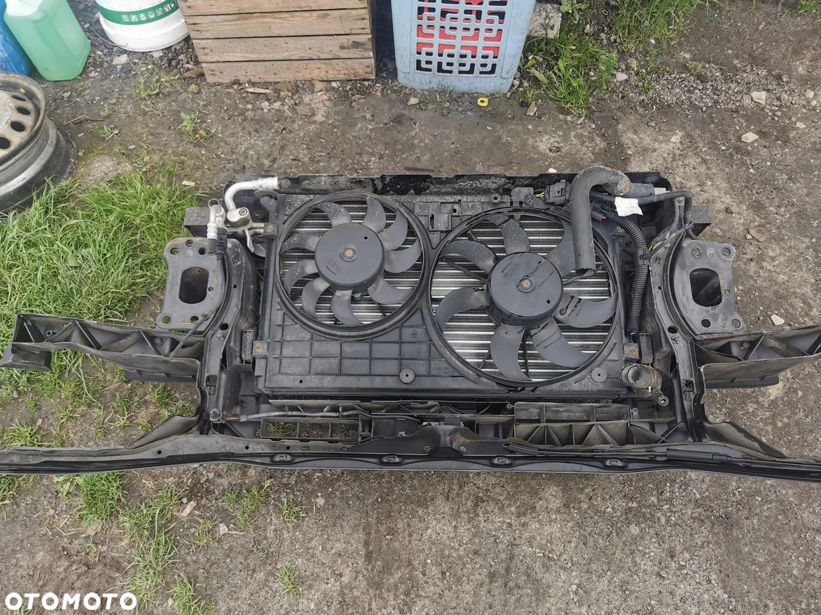PAS PRZEDNI KOMPLETNY CHŁODNICE WIATRAKI VW GOLF V VI PLUS 1.4 1.6 2.0 FSi - 7