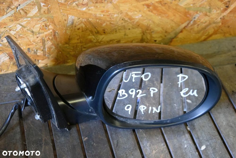 Honda Civic VIII UFO 06-11 Lusterko prawe 9PIN czarne B92P składane EUROPA - 3