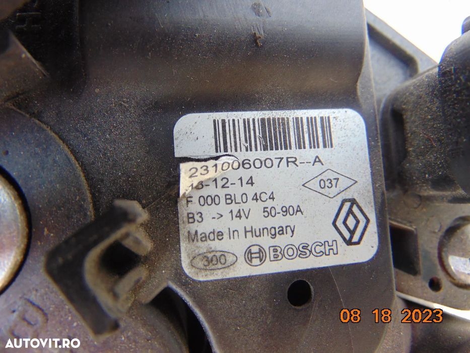 Alternator Dacia 0.9 logan sandero Renault Clio 4 smart fourfor fortwo - 2