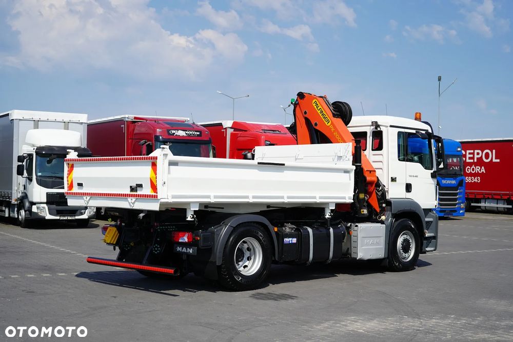 MAN TGS / 18.480 / E 6 / 4 X 4 / WYWROTKA + HDS / PALFINGER PK 20001 / PILOT - 5