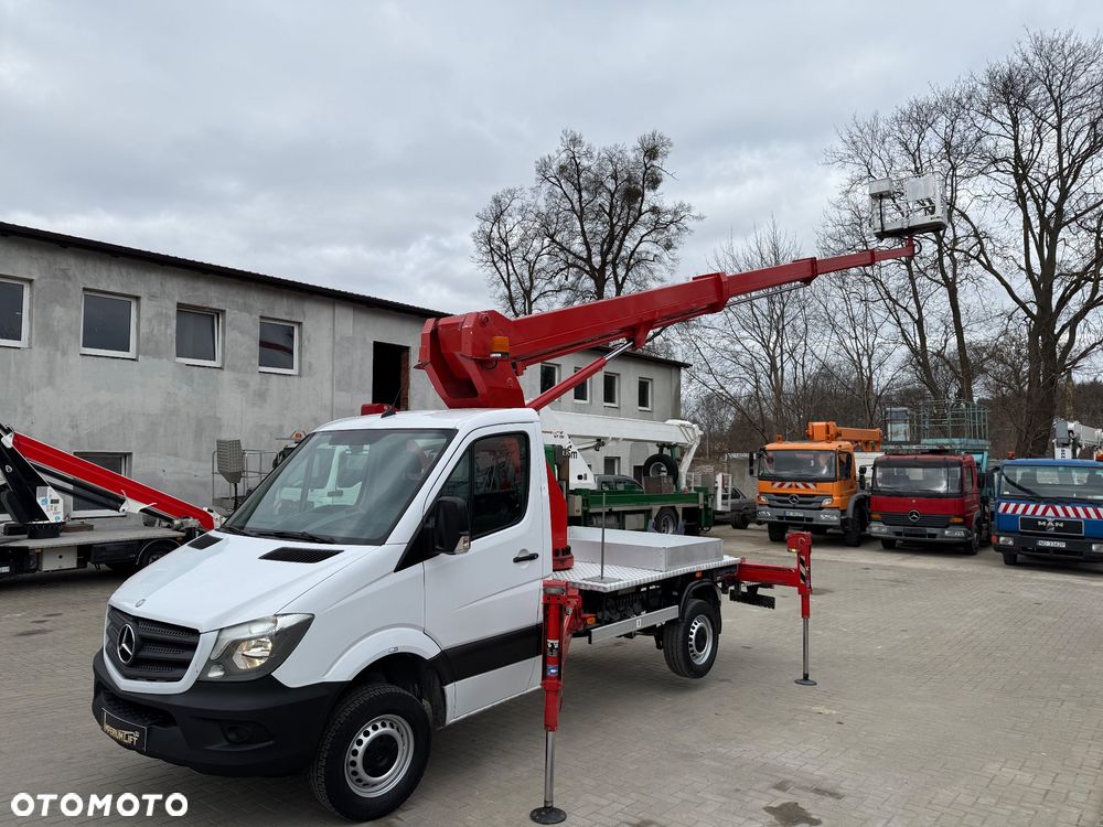 Mercedes-Benz Podnośnik Koszowy Zwyżka Ruthmann TB220 22 metry 14 w Bok Udt jak Wumag Multitel Gsr - 16
