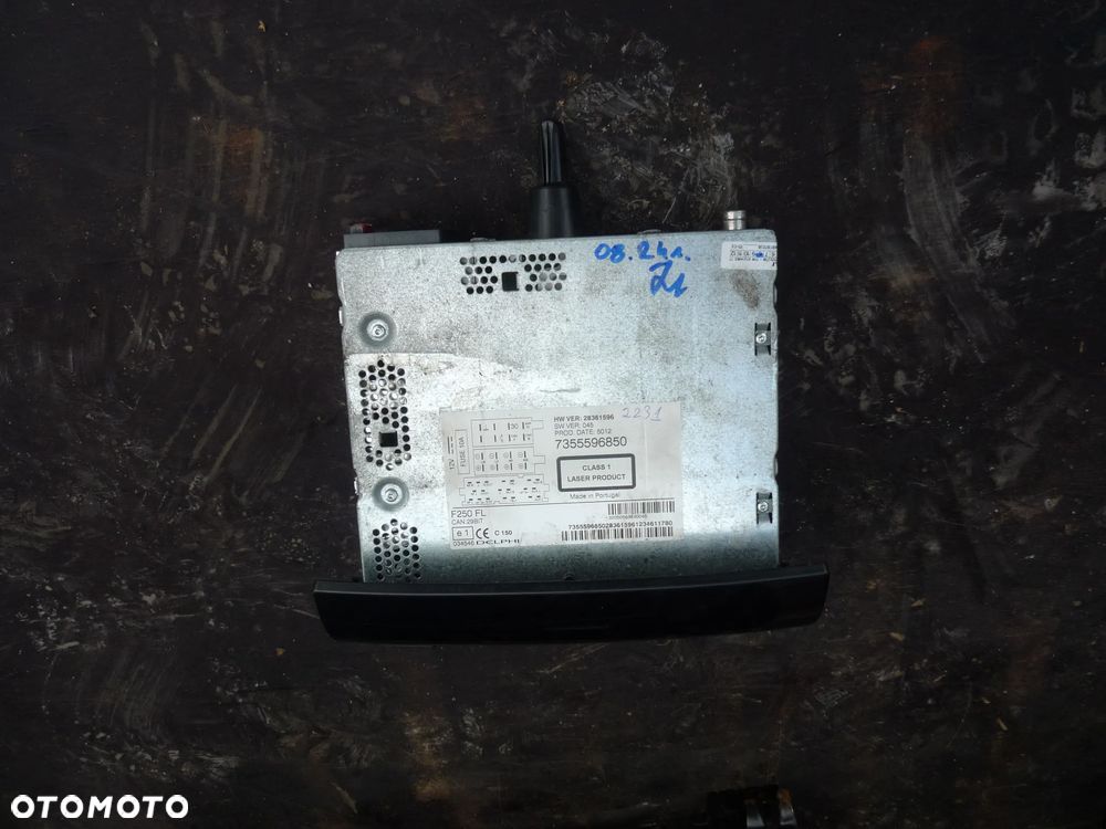 FIAT DUCATO III RADIO ORYGINALNE 7355596850 - 2