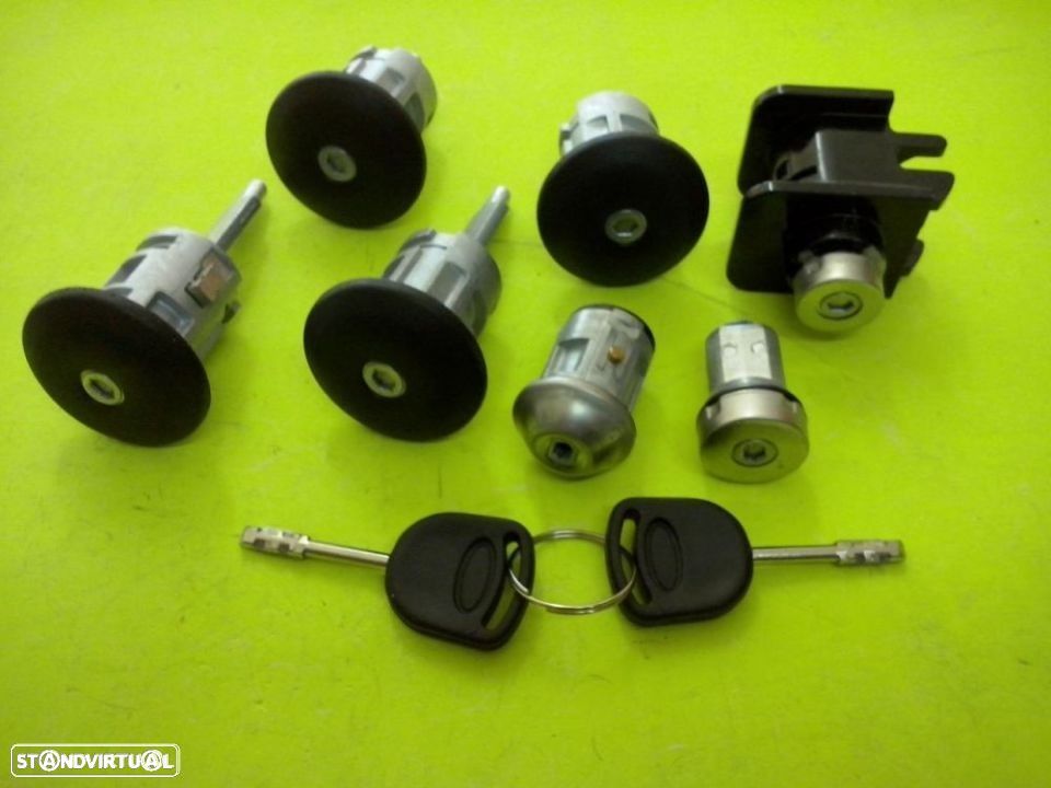 kit canhões de portas e ignição capot com chave Ford Transit 2000 até 2006 (Novo) - 1