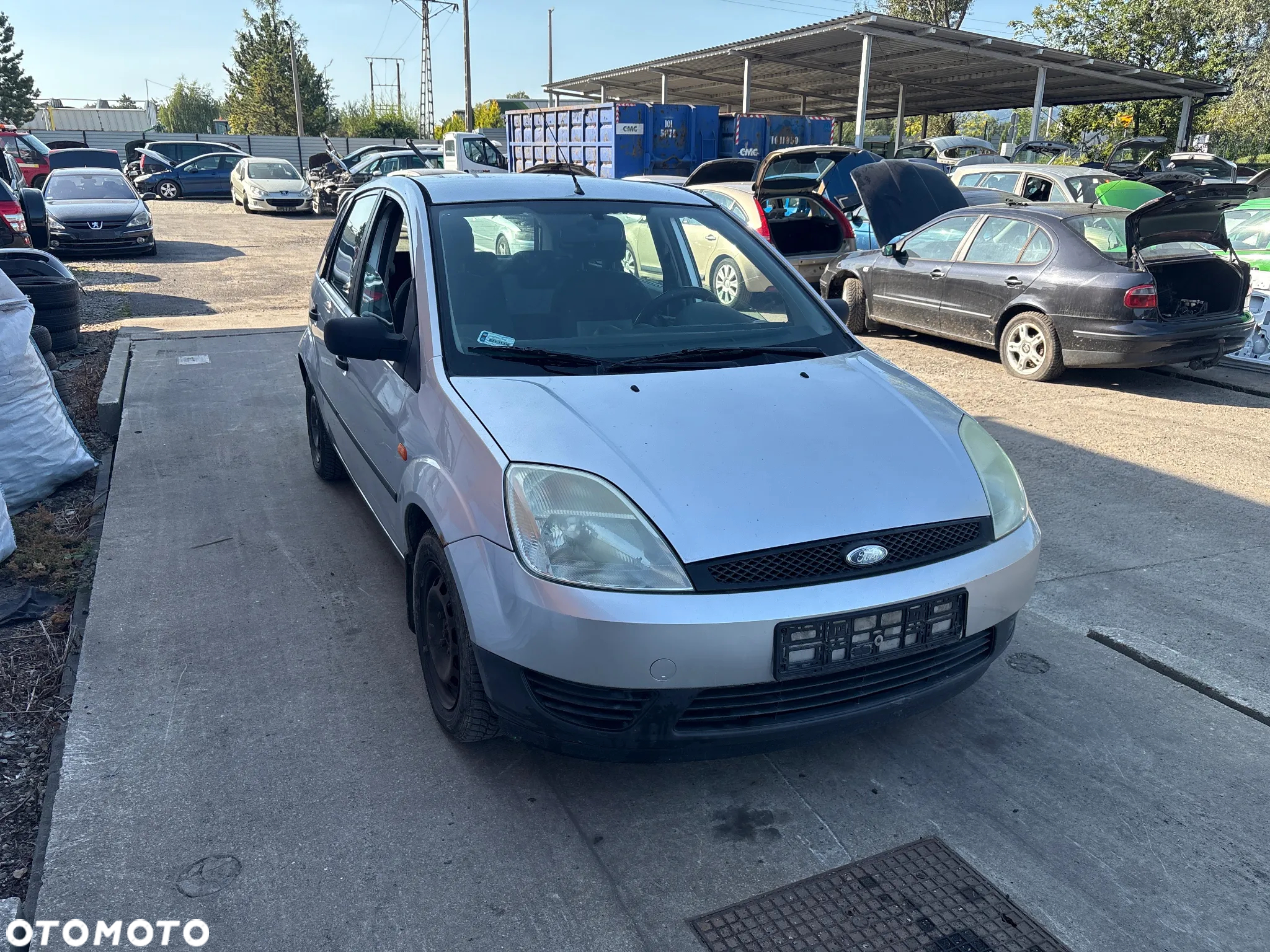 DRZWI LEWE TYLNE FORD FIESTA 2002R 1.3 - 2
