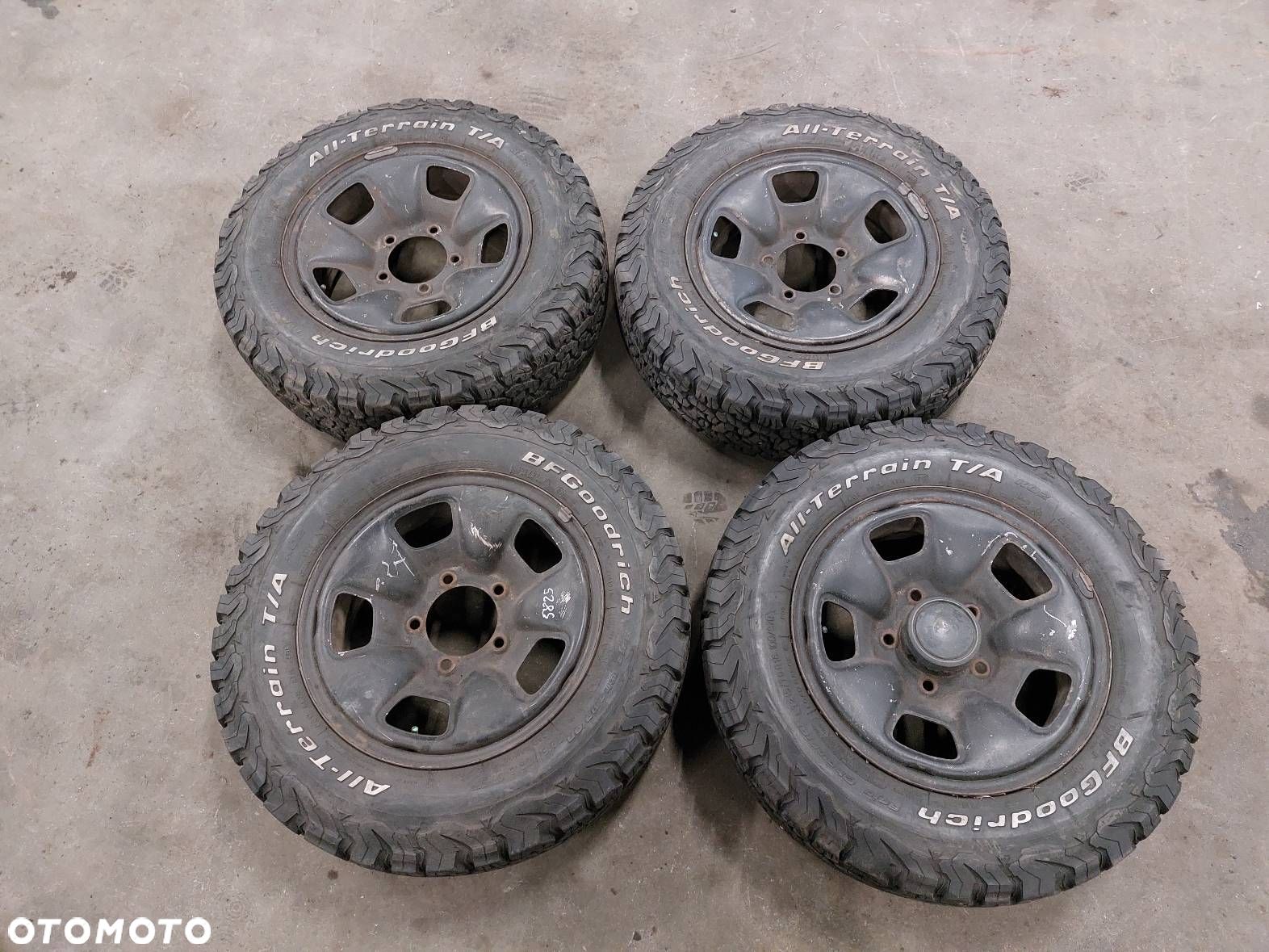 KOŁA KOMPLET CENA ZA 4SZT 5×139,7 215/70R16 BFGOODRICH ALL-TERRAIN T/A 2015 - 1