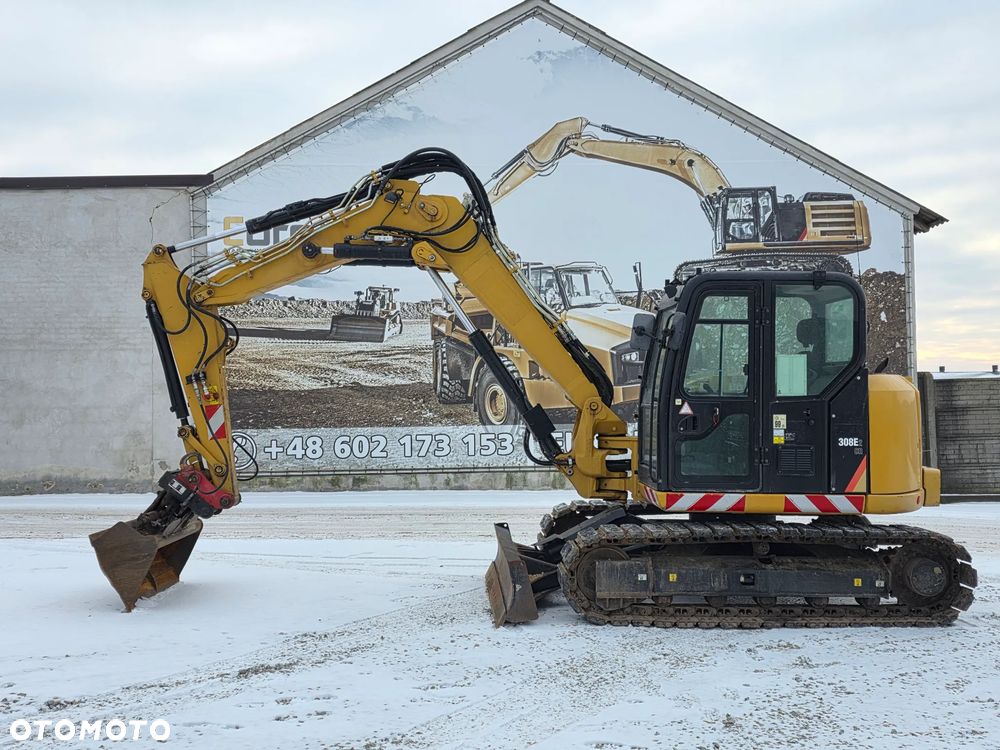 Caterpillar 308E2CR, 2016 ROK, 4455 MTH, 3x łamane ramię, KLIMA - 2