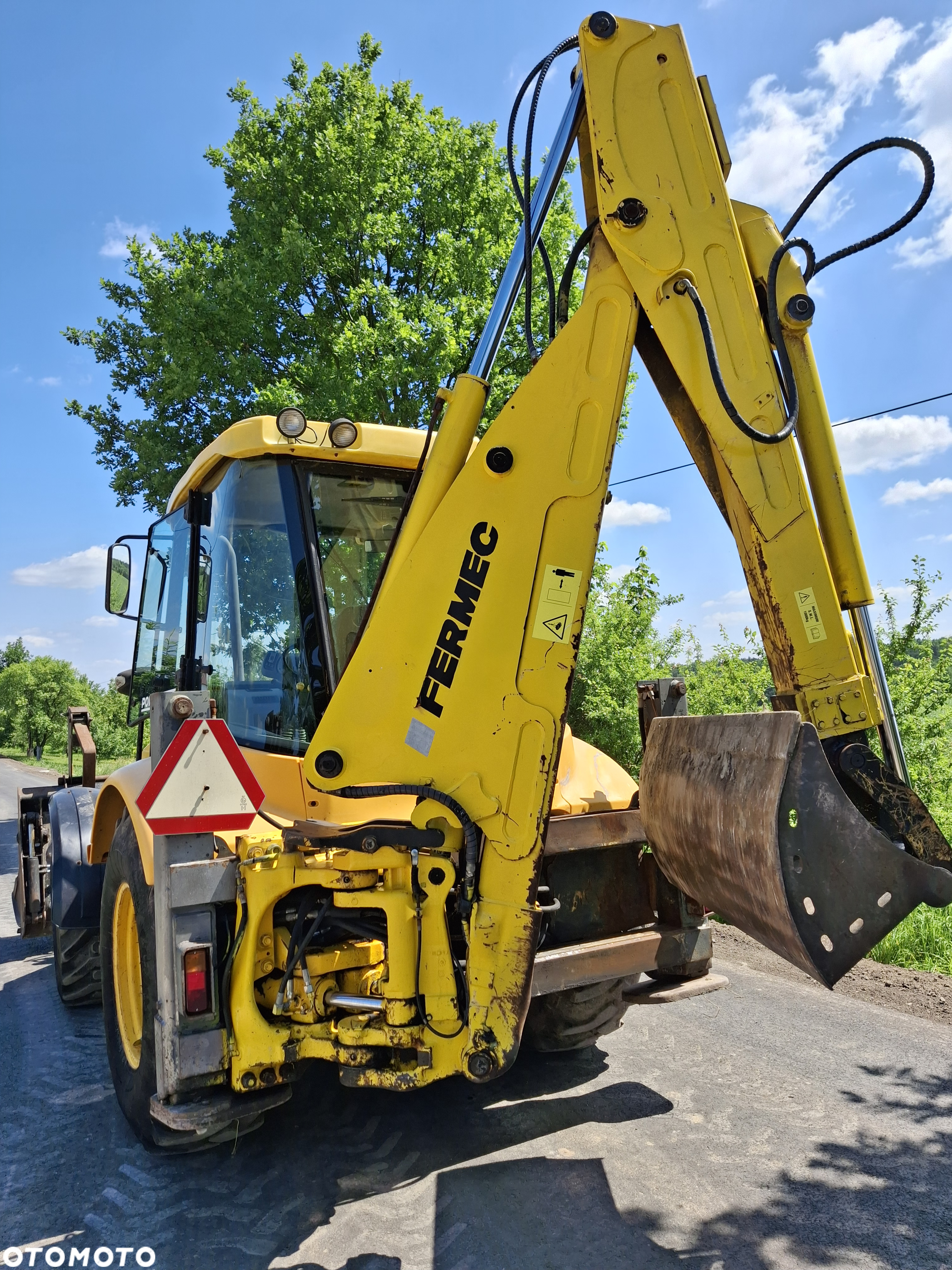 Fermec 860 SE elite POWER SHIFT PŁUG ŁYŻKA SKARPOWA - 2
