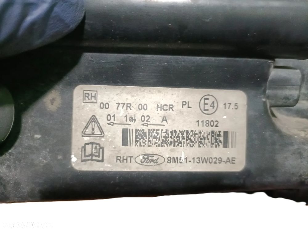 FORD FOCUS II MK2 04-11 LIFT LAMPA PRAWY PRZÓD PRZEDNIA EU 8M51-13W029-AE * - 5