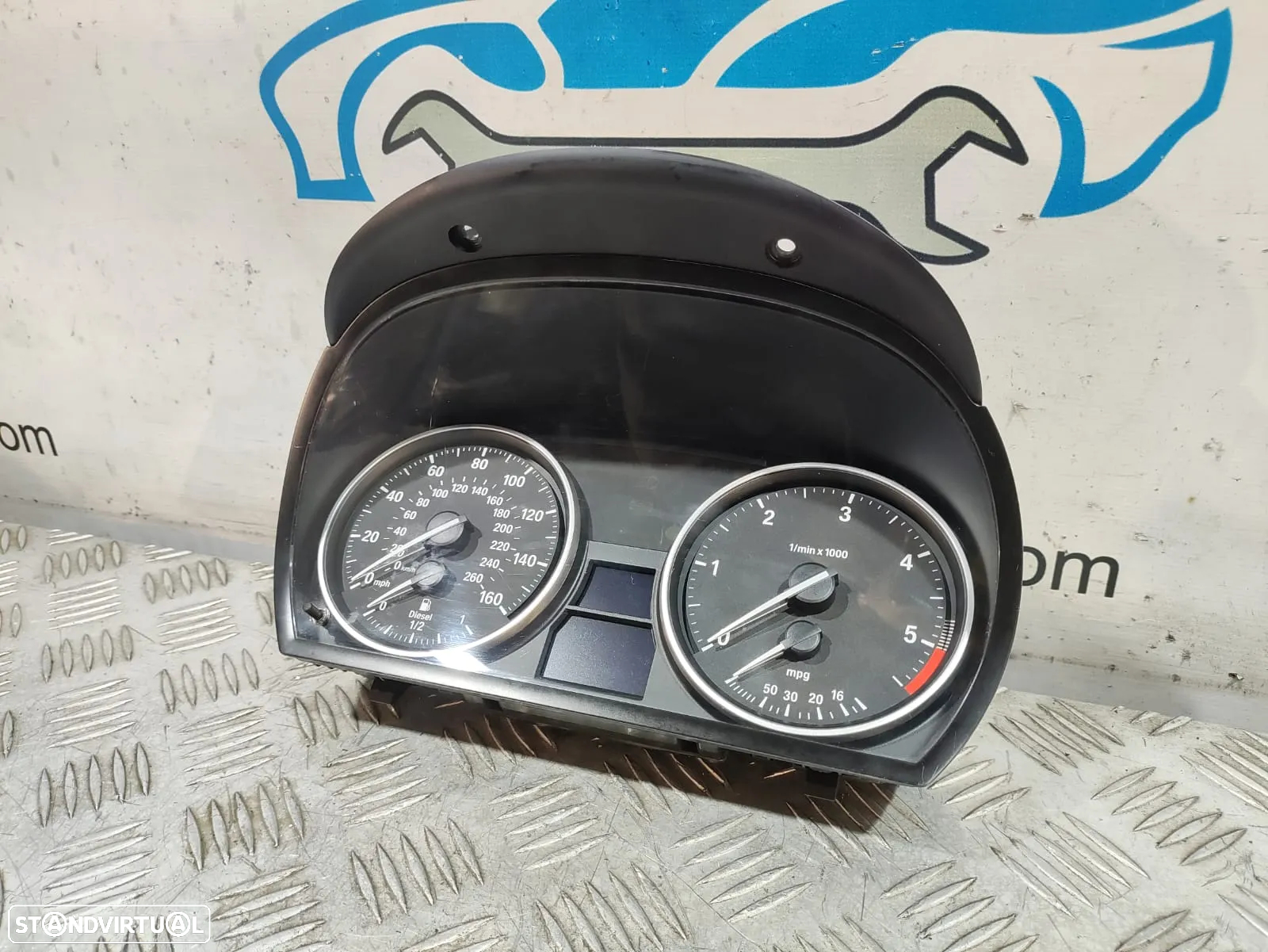 Quadrante Painel de Instrumentos BMW X1 E84 - 3
