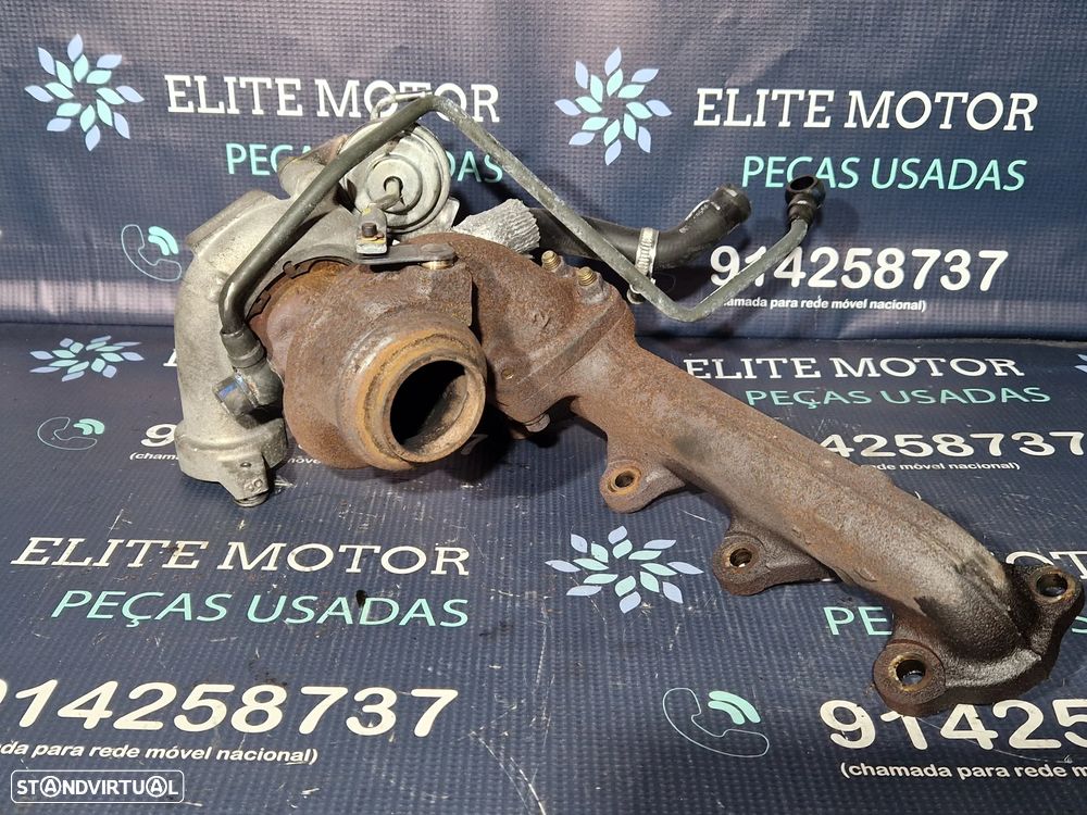 Turbo usado TD025S2 - 06T4 PEUGEOT 307 1.6 HDI 90CV 9HY 9HX CITROEN FORD - 5
