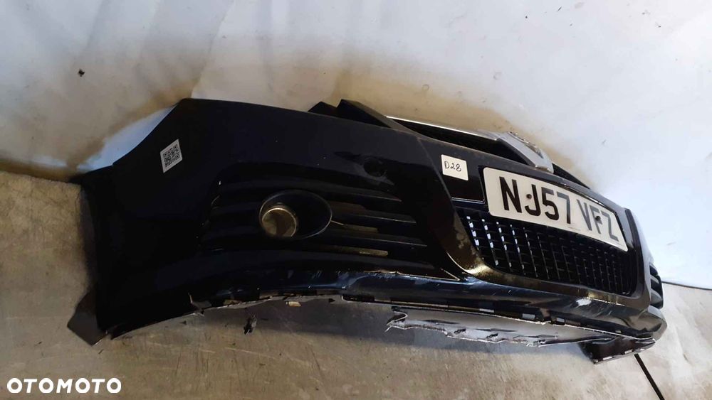 ! ZDERZAK PRZÓD PRZEDNI OPEL VECTRA C LIFT FL Z20R CZARNY HALOGENY - 4