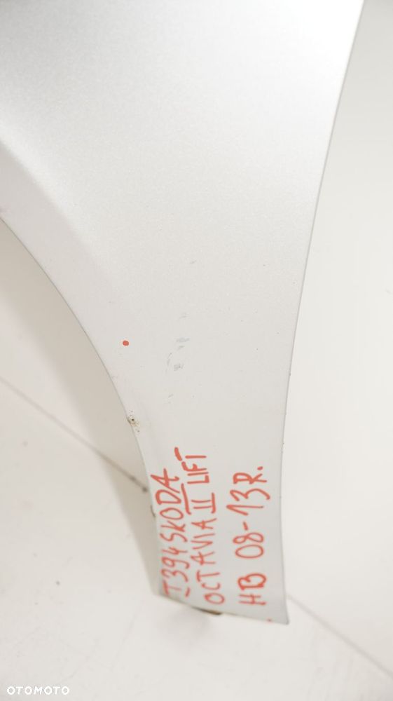 BŁOTNIK LEWY PRZÓD SKODA OCTAVIA II LIFT 08-13R LA7W - 8