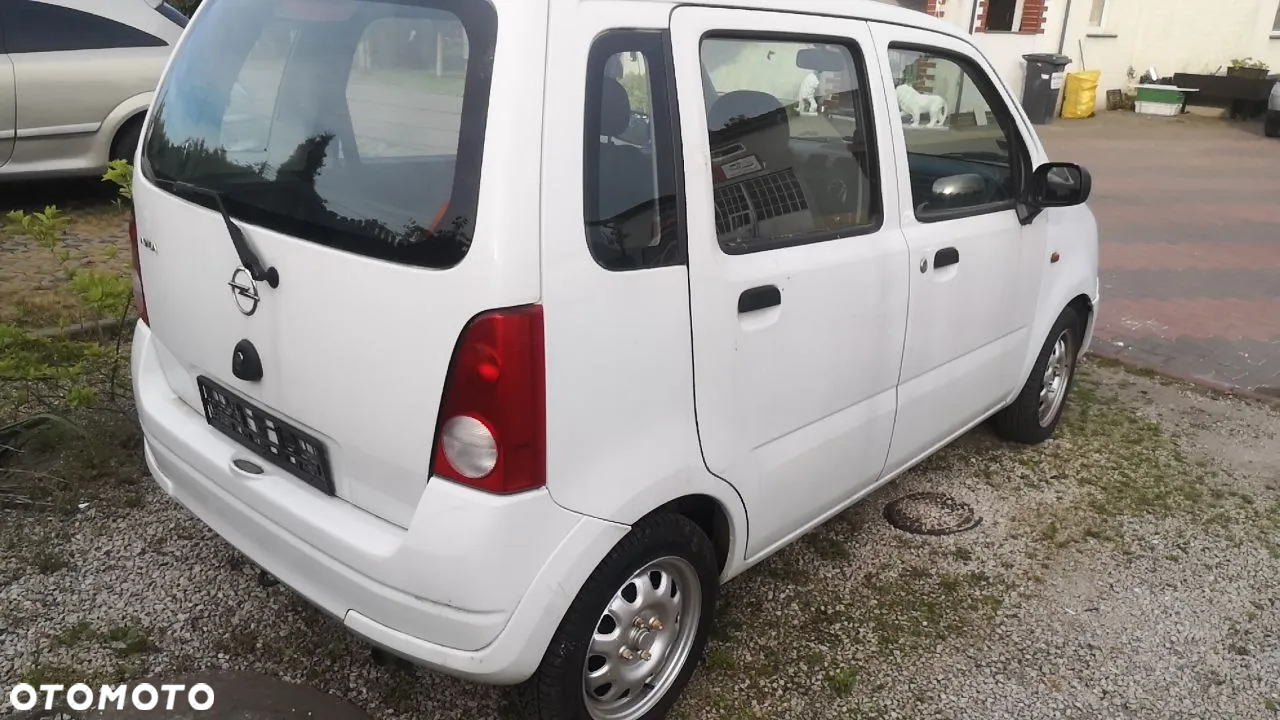 KAROSERIA DRZWI BŁOTNIK REFLEKTOR ZDERZAK OPEL AGILA BIAŁA + ELEMENT ŻÓŁTE I ZIELONE - 5