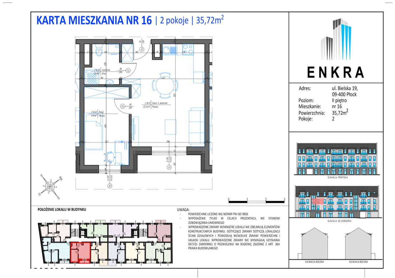 NOWE MIESZKANIE- 35,72M2