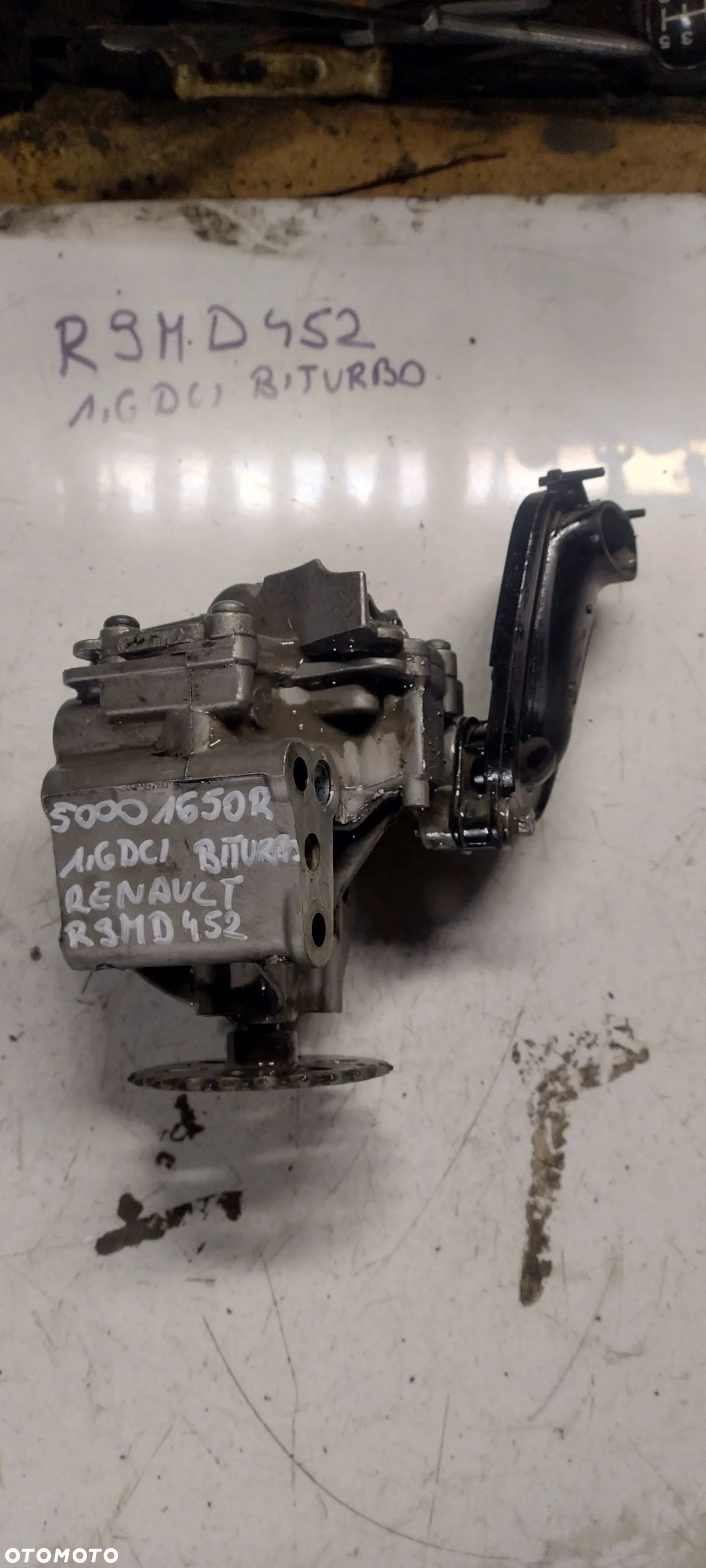 Renault trafic III VIVARO B 1,6DCI pompa oleju smok 50001650R 150109063R - 1