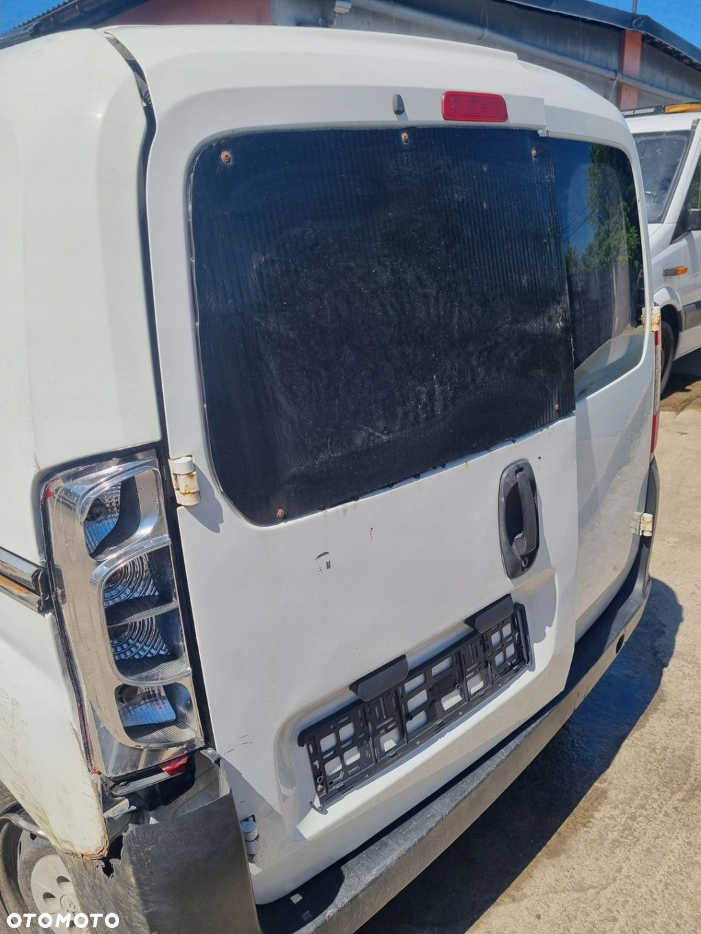 PEUGEOT BIPPER 07-17 2009 r DRZWI LEWY TYŁ LEWE TYLNE KLAPY FURTKI BIAŁE EU * - 2
