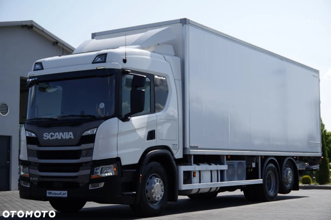 Scania P 410 / 6X2 / CHŁODNIA / SLÓWKA  / Agregat THERMO KING -  FRIGO BLOCK / 2X WINDA ZAŁADOWCZA / MUTITEMPERATURA/ OŚ PODNOSZONA PO ZŁOTYM KONTRAKCIE SERWISOWYM - 2