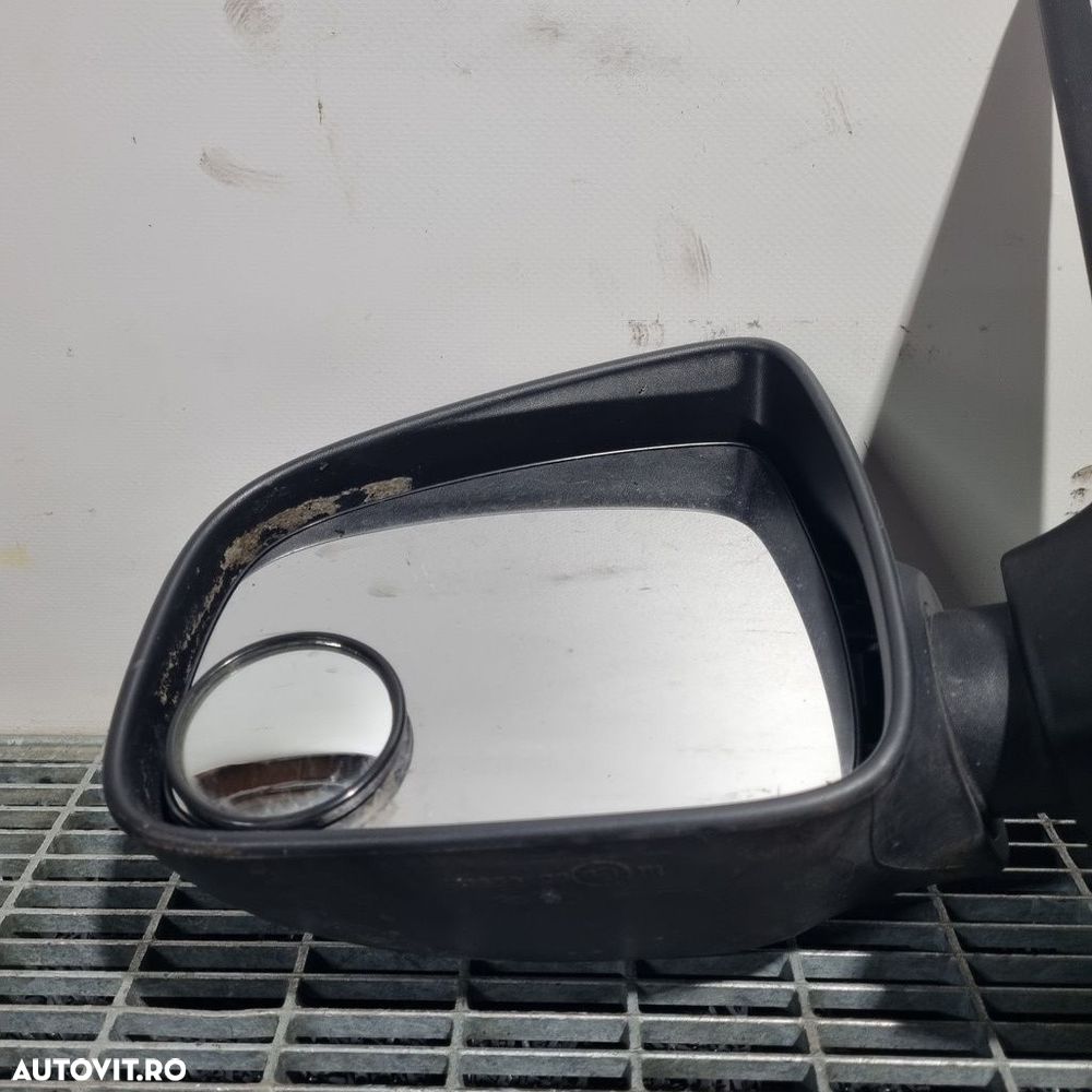 Oglinda stanga Dacia Sandero 2 2012 - 2016 4 Usi Bleu Cosmos TERPR (1472) Fără rabatare ... - 3