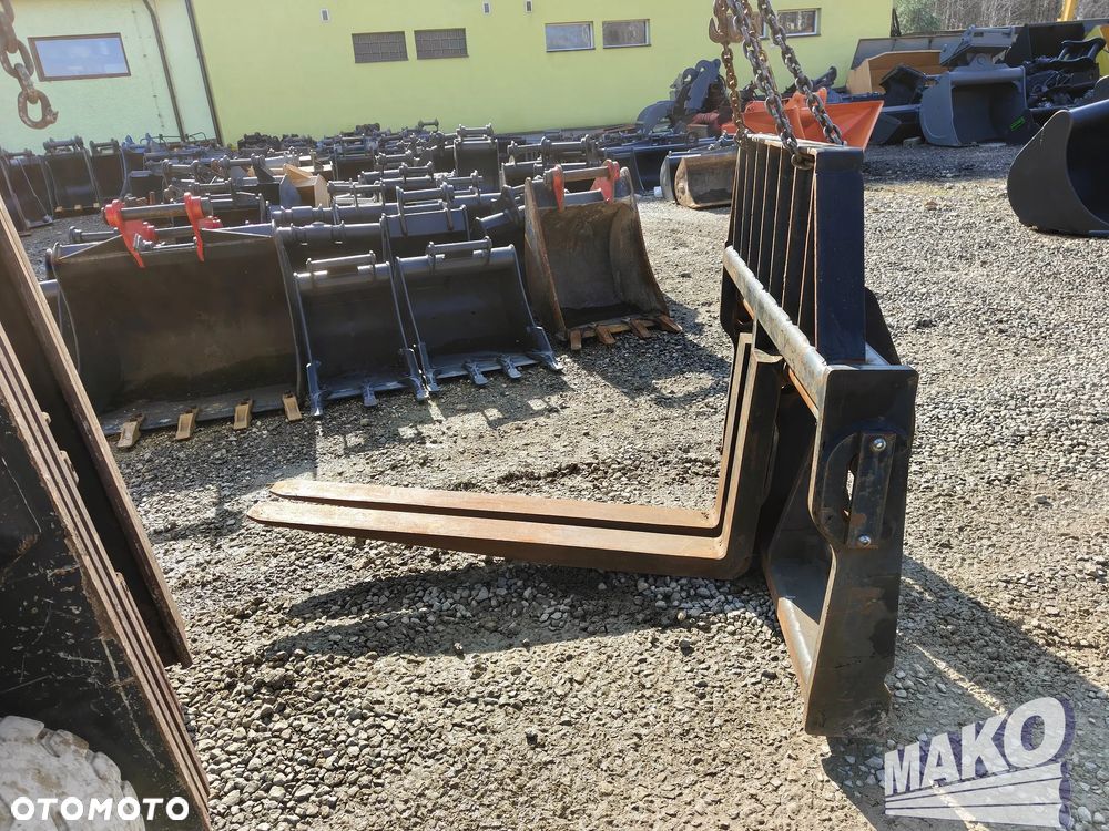Widły JCB do koparki ładowarki telehandlera pod szybkozłącze - 7