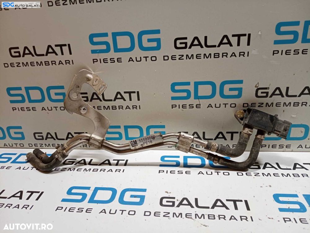 Senzor Presiune Gaze Evacuare Opel Insignia A 1.6 CDTI 2008 - 2017 Cod 55599659 55599660 [M7225] - 1