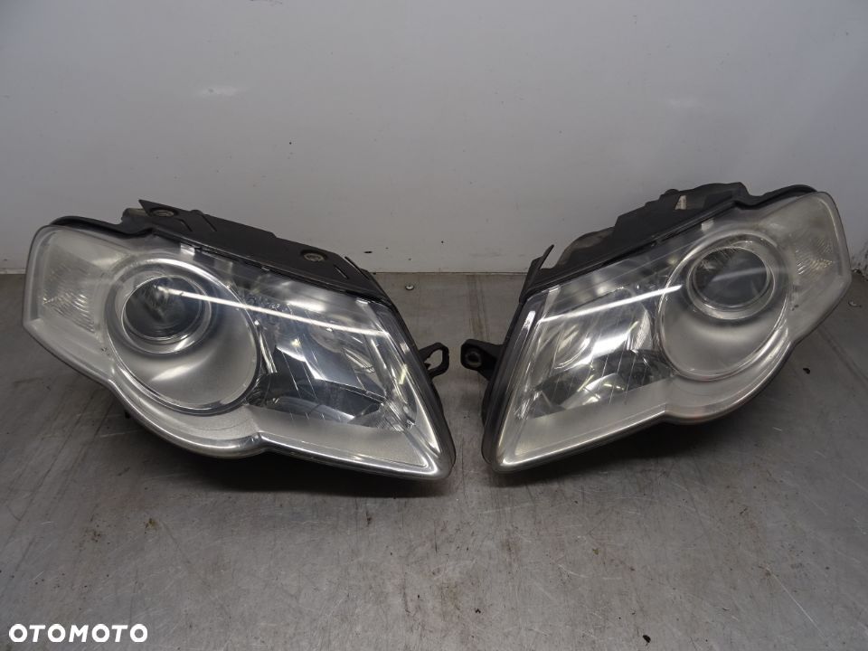 VW PASSAT B6 05-09 2.0TDI REFLEKTOR LAMPA PRAWY LEWY PRZÓD - 1