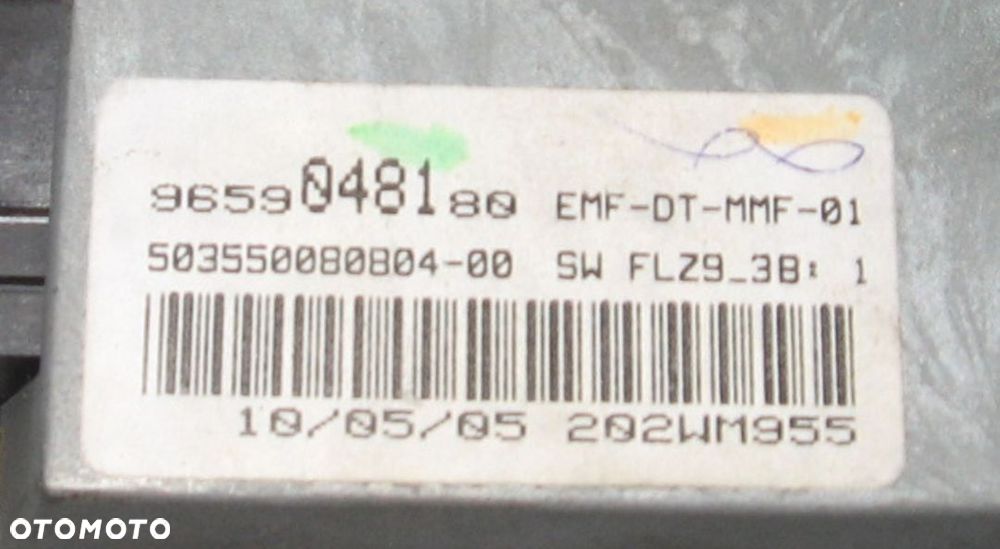 wyświetlacz nawigacji PEUGEOT 607 9659048180 - 3