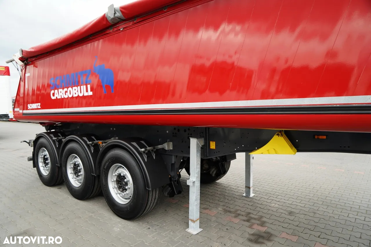 Schmitz Cargobull BASCULĂ / ALUMINIU / 24 m3 / 2021 / ANVELOPE 100% / GREUTATE: 5100 KG / AXĂ RIDICATĂ - 9