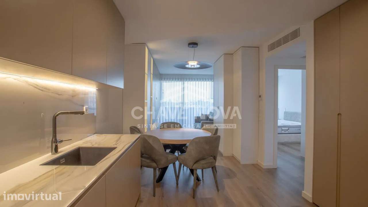 T1 Novo c/ Varanda e Lugar de Garagem em Vila Nova de Gaia - Grande imagem: 4/34