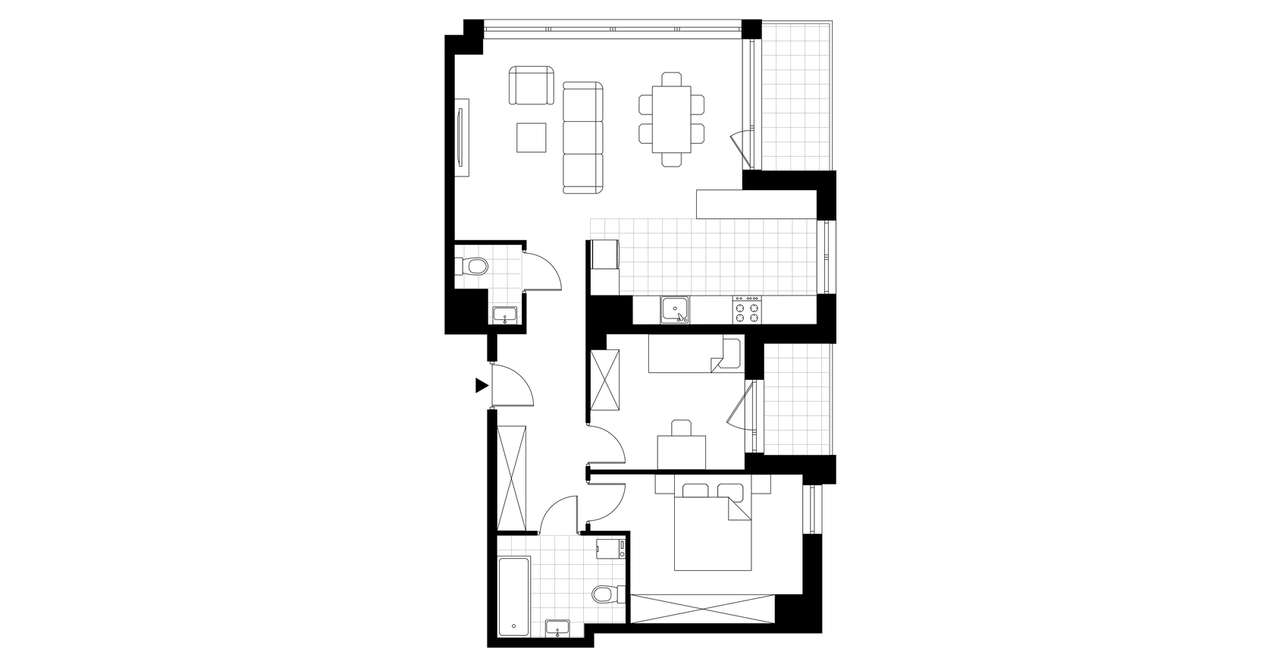 3-pokojowe mieszkanie 75m2 + balkon Bez Prowizji - Pełny obrazek: 4/15