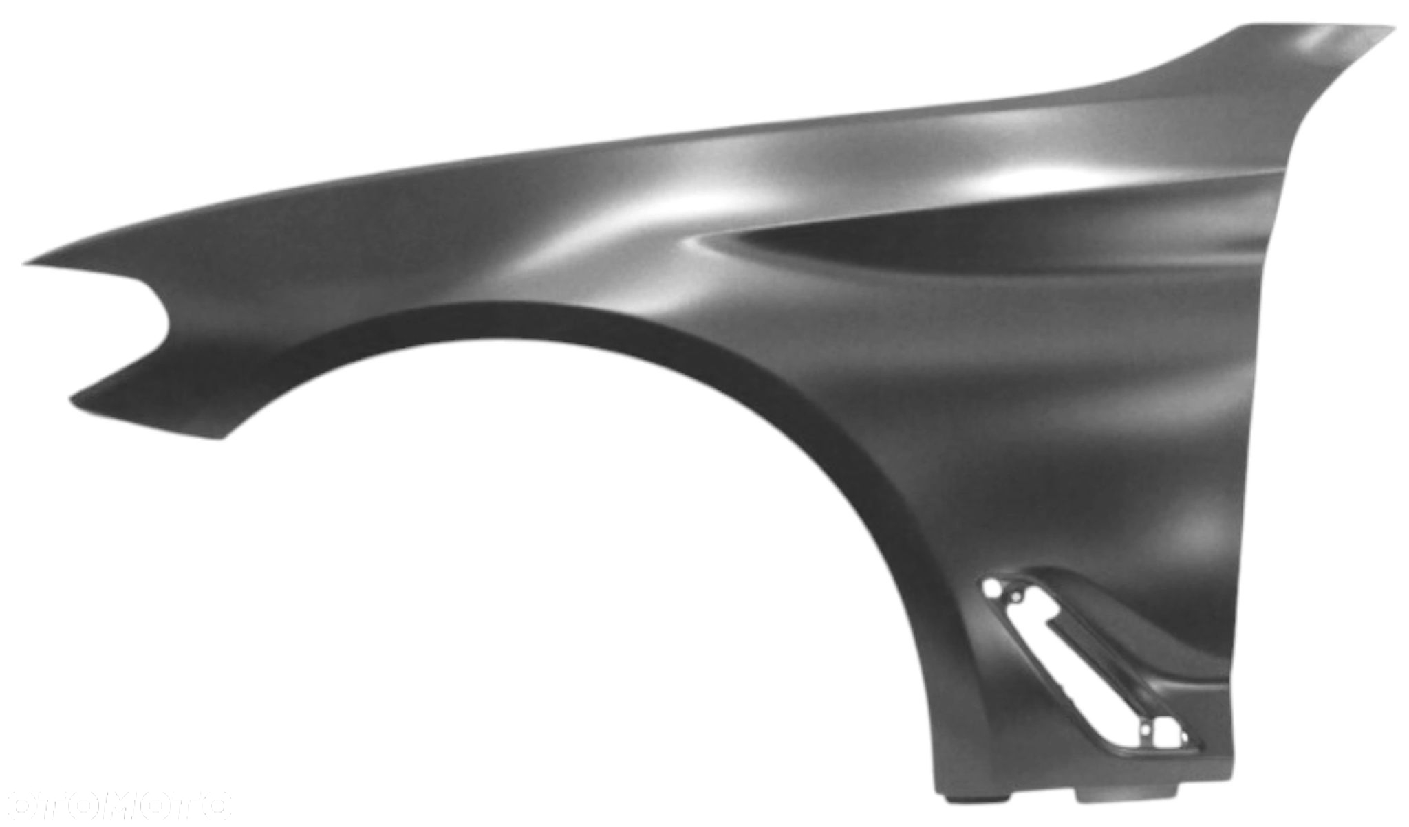 BLOTNIK przedni LEWY Aluminium BMW 5 G30 G31 2017- 41007443687 - 3