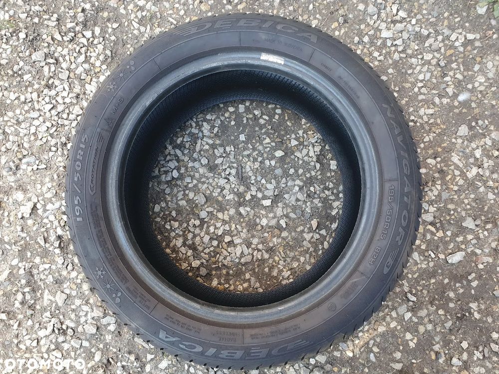 3x OPONA ZIMOWA ZIMÓWKA  195/50R15 DĘBICA NAVIGATOR 3 82H PODANA CENA ZA 3 SZT 2024R PRODUKCJI - 5
