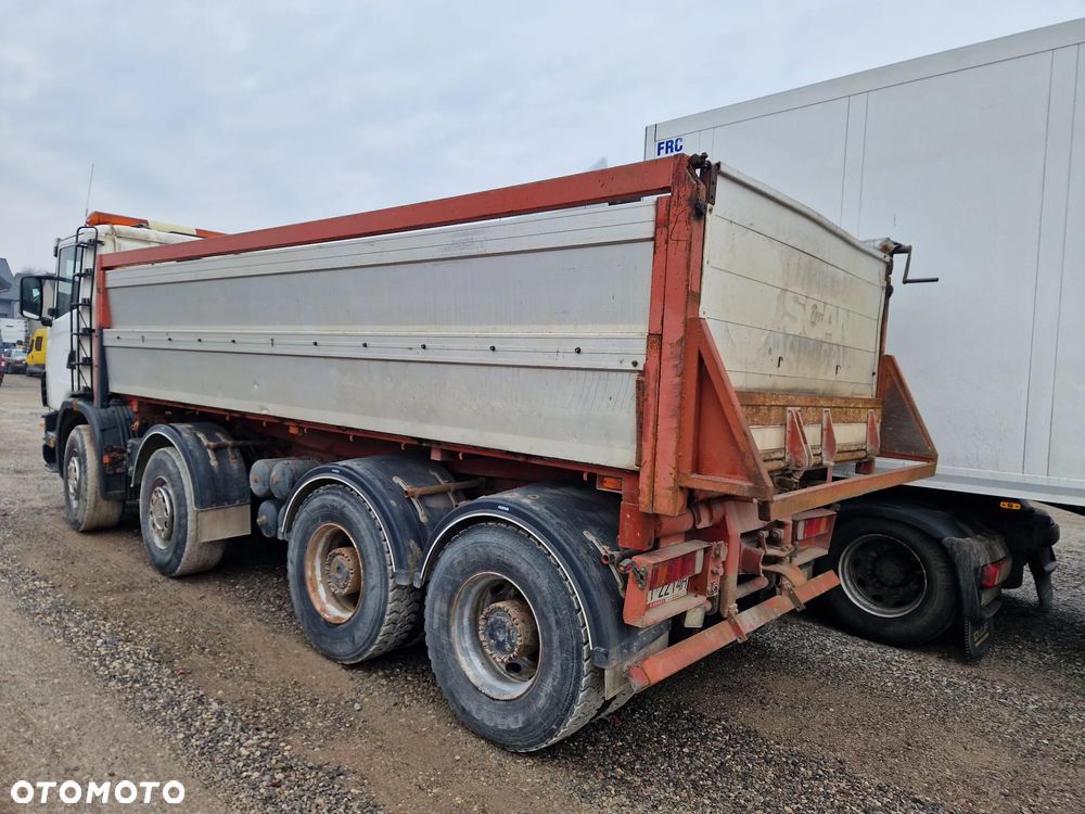 Scania NETTO 84000ZŁ 124c 420 8x4 hydroburty lewa i tył waga 13700kg - 3
