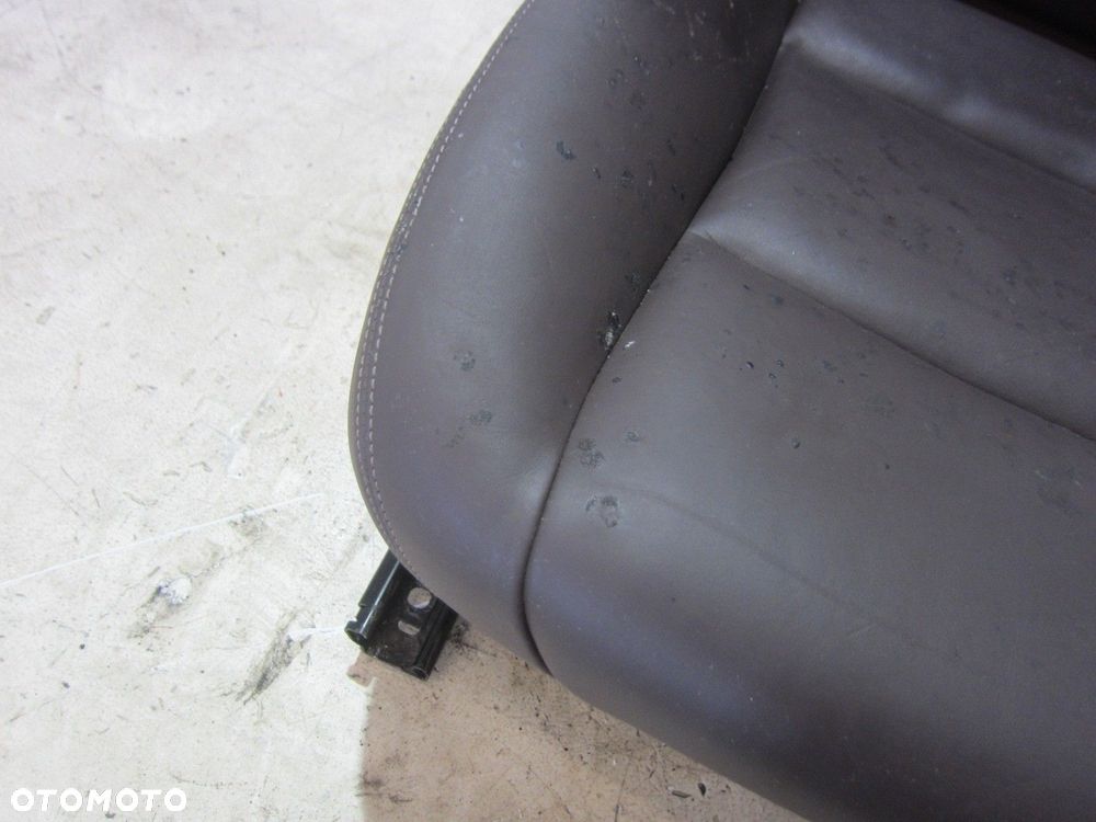 BMW 5 F10 FOTELE FOTEL LEWY KIEROWCY BRĄZOWY BRĄZ MOKKA 52107310120 SKÓRA - 9