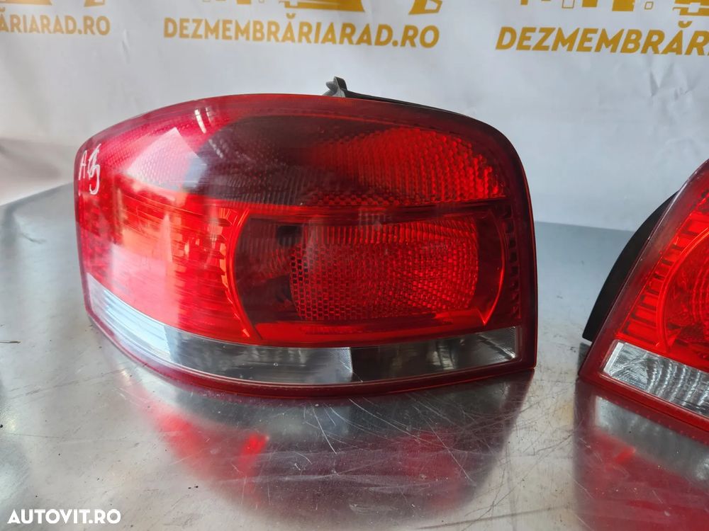 Stopuri Lampa Stop Tripla Stanga Dreapta Audi A3 8P Model 2-3 Usi An 2003-2004-2005-2006-2007-2008 - 5