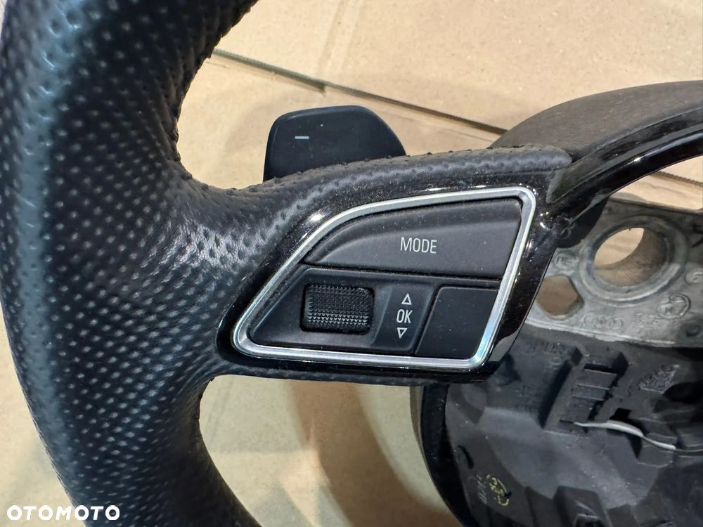 Audi A4 B8 8K Lift A5 8T S-line kierownica ścięta perforowana - 4