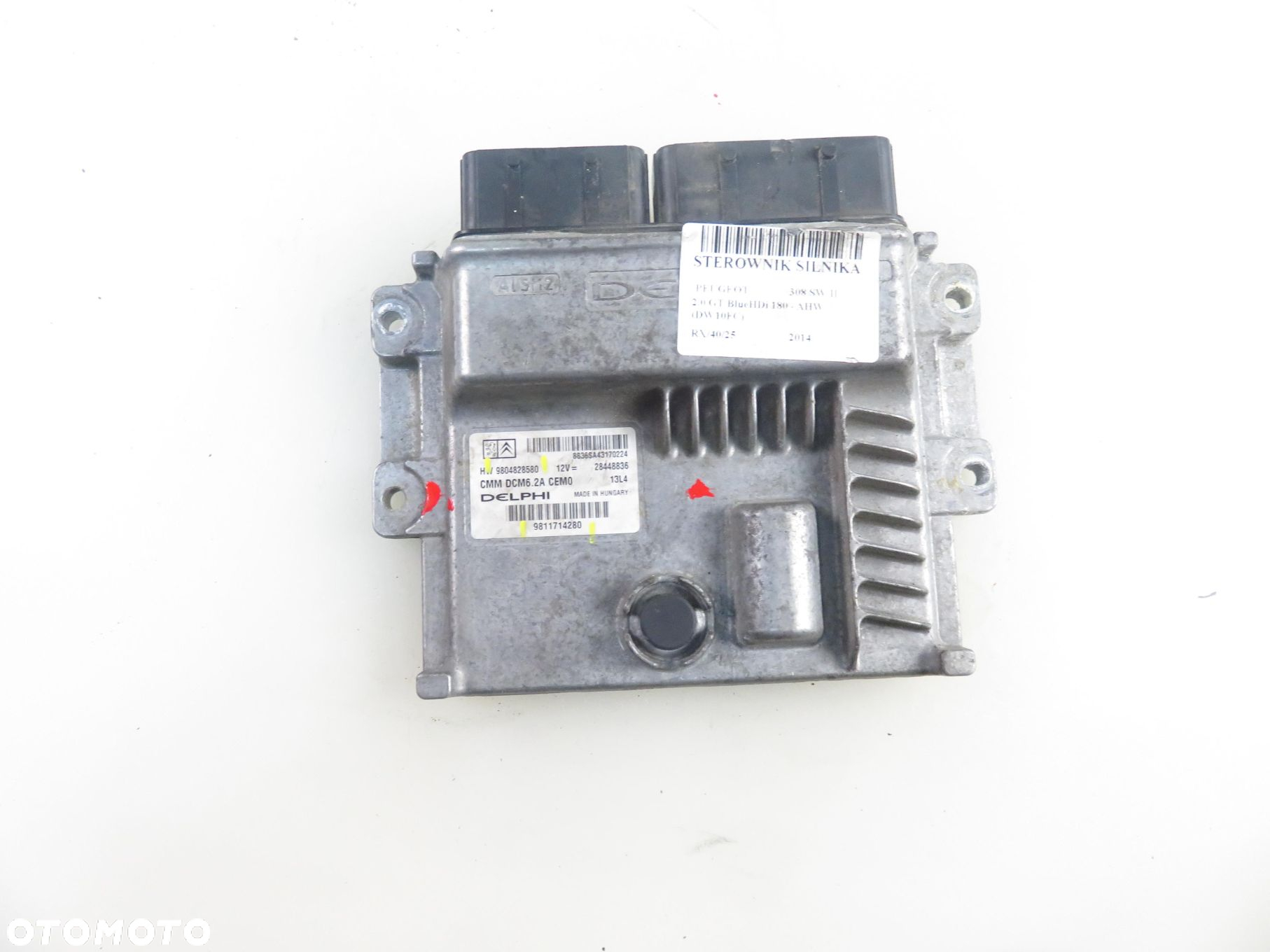 STEROWNIK PEUGEOT 308 SW II 2.0 BlueHDi  9804828580 9811714280 - 4