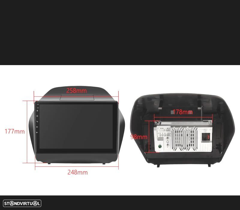 AUTO RADIO GPS ANDROID 13 PARA HYUNDAI IX35 09-15 - 4