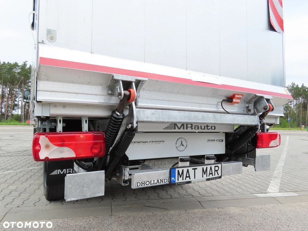 Mercedes-Benz Sprinter 519 CDI 190 KM Firana + Winda Załadowcza 1000 Kg Udźwig Skrzynia 4269 mm Długa 8.E.Palet Rozstaw Osi 4325 mm DMC 3500 Kg Ładowność 763 Kg WZMACNIANY Stan Jak NOWY Gotowy Dostępny OKAZJA - 15