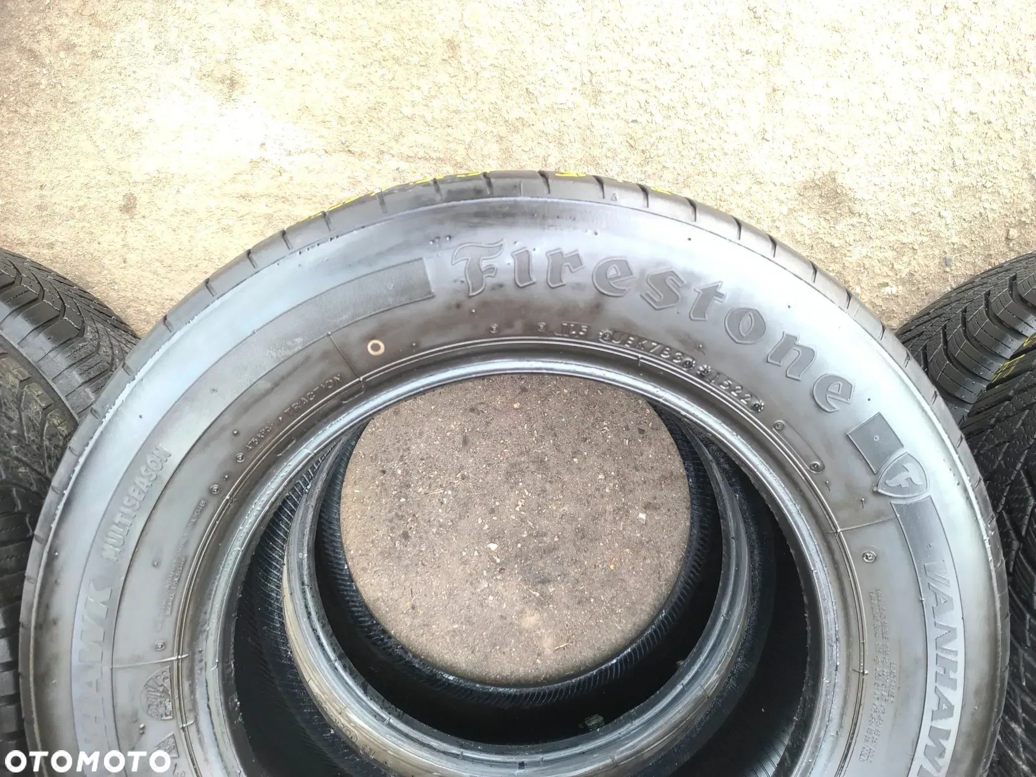 215/65R16C 16 C 109/107T Opony Całoroczne Wielosezonowe FIRESTONE VANHAWK MULTISEASON 5,5mm Legnica ALU-RAD 22r. 215/65 - 7