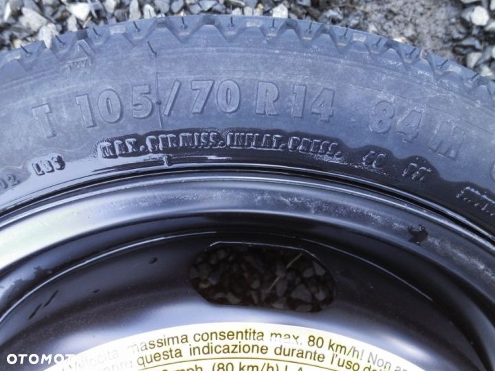 KOŁO ZAPASOWE DOJAZDOWE VW GOLF III GOLF 3 NOWE NIE UŻYWANE - 2