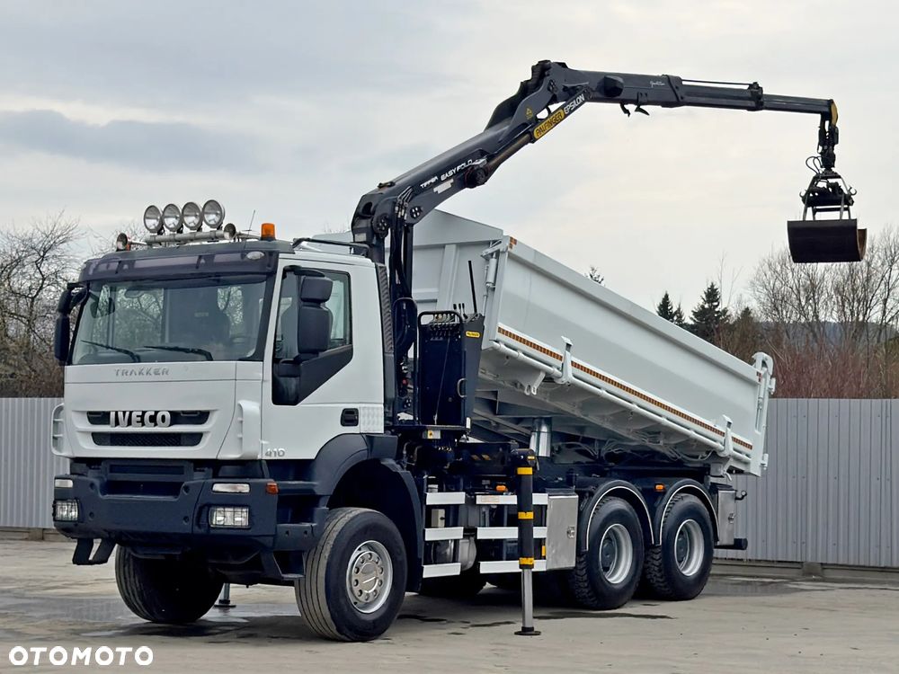 Iveco TRAKKER 410 * WYWROTKA 5,10 m * PALFINGER EPSILON Q 150 Z 84 TI / 6x6 - 2