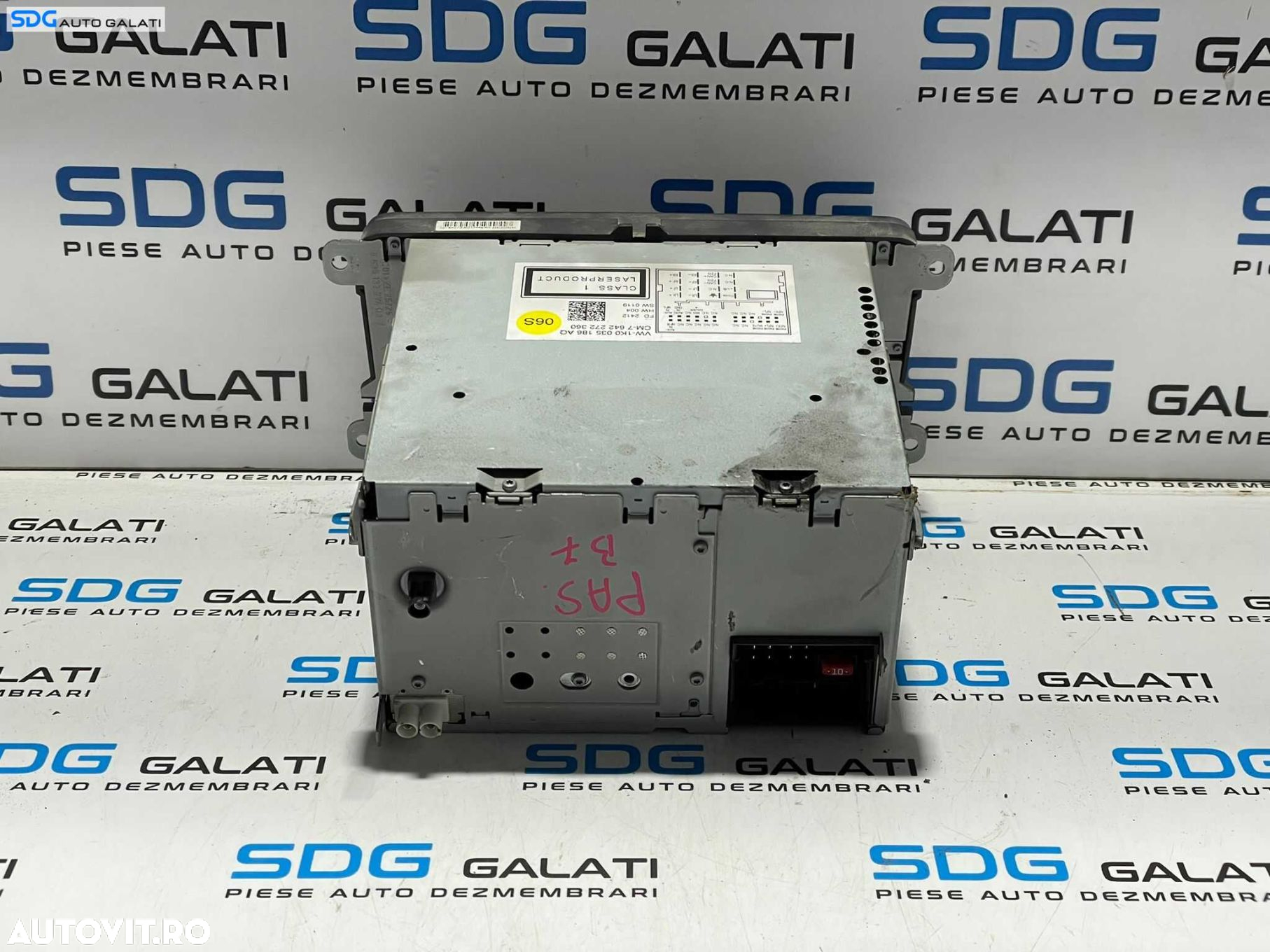 Unitate Radio CD Player RCD 310 Seat Toledo 3 FL Facelift 2008 - 2013 Cod 1K0035186AN [L3087] - 5