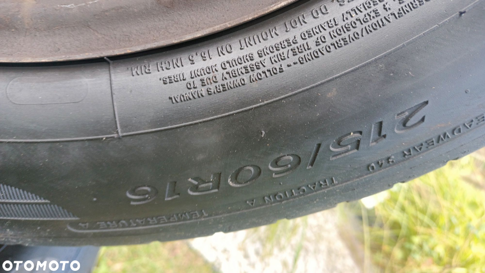Felgi stalowe czujniki 16 5x108 et50 Ford Focuss Mondeo itd 215/60/16 - 5