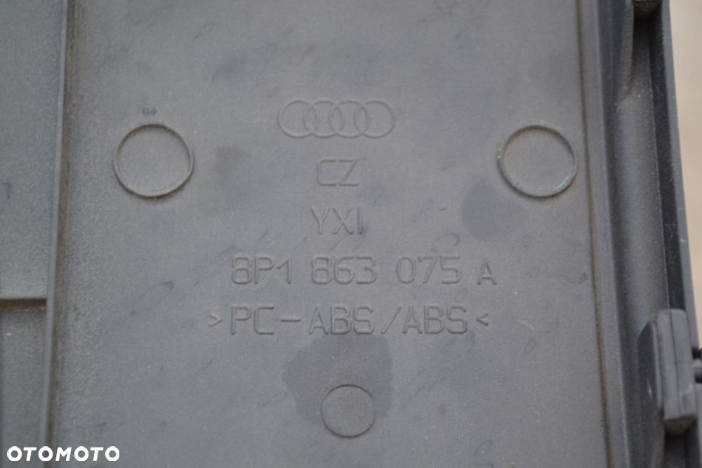AUDI A3 8P PÓŁKA POD KIEROWNICĘ CZARNA 8P1863075A EUROPA - 3