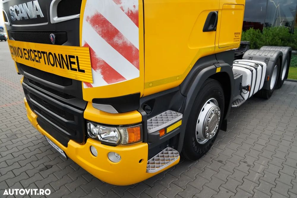 Scania R 520 / V8 / 6x4 / MTA: 110 TONE / I-PARK COOL / TRACTOR CU 3 AXE / EURO 6 - 11