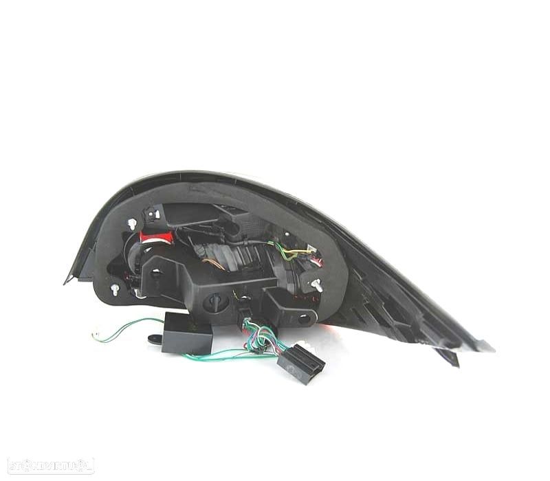 FAROLINS TRASEIROS LED CELIS BMW E60 03-07 VERMELHO BRANCO - 4