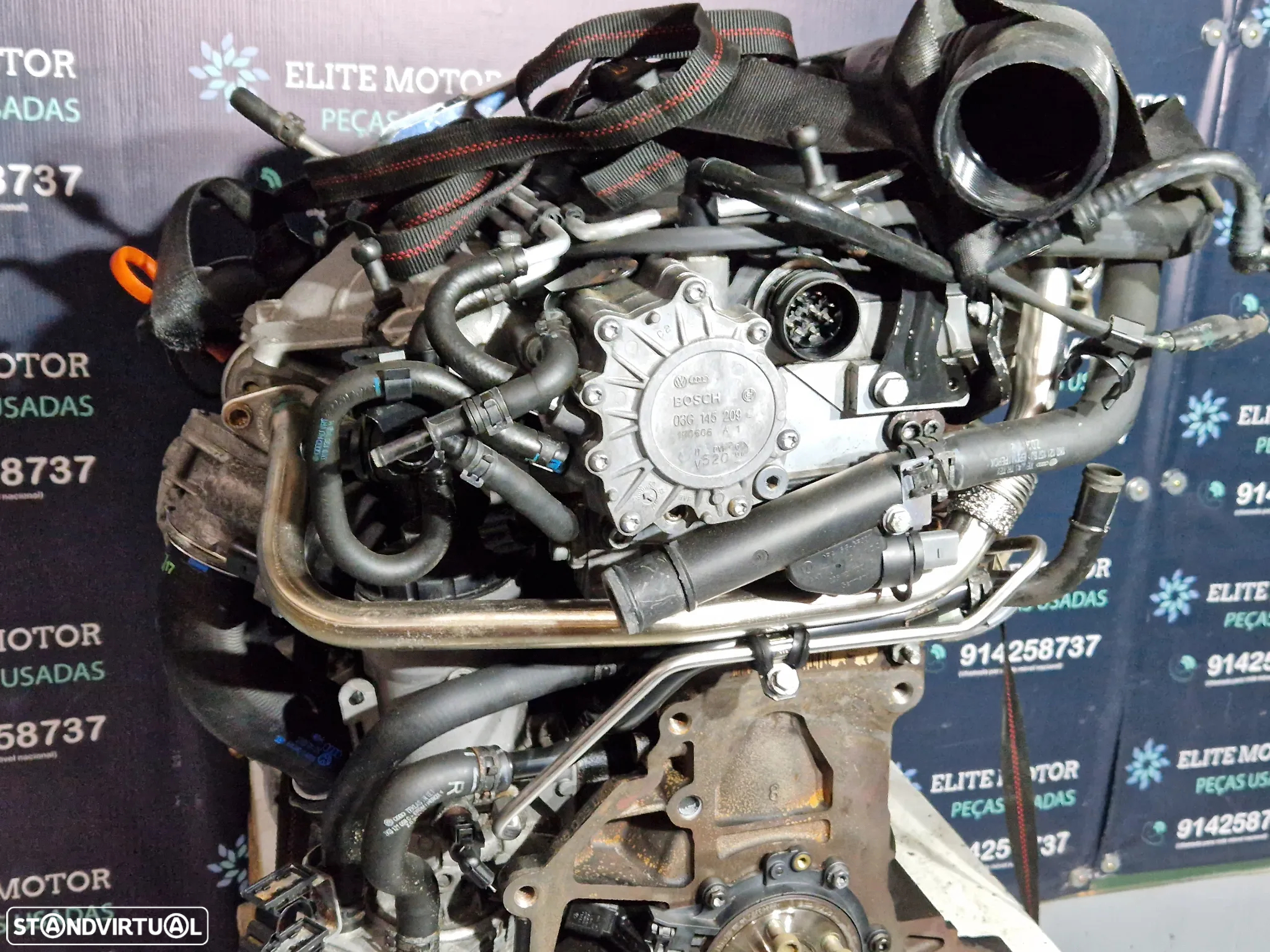 Motor usado BKD VW GOLF 5 2.0 TDI 140CV COLAÇA C AUDI A3 LEON TOURAN OCTAVIA EOS - 5