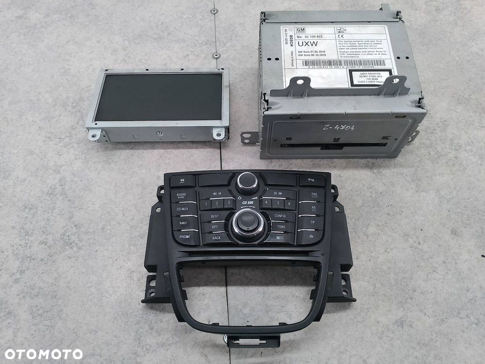 ZESTAW MULTIMEDIALNY OPEL ASTRA J 20935346 22739813 13346052 28273790 BOSCH - 1